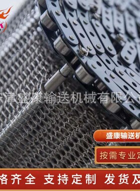 金属网链输送带厂家直供304碳钢串杆F烘干网链201退火炉网带传送