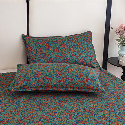 小碎花枕套一对装枕头套信封式