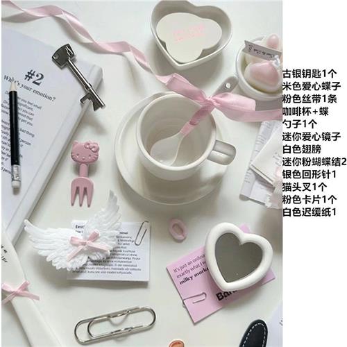 新无属性营业ins风套装摆拍道具谷子周边道具夹子加棉垫等高级感