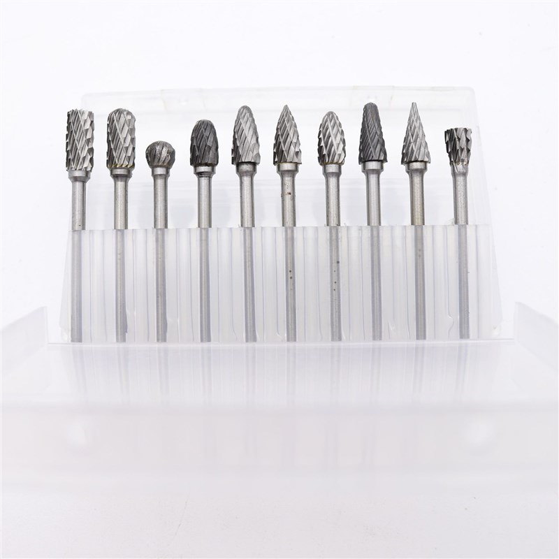 钨钢硬质合金旋转锉 电磨风磨配件 钨钢打磨头铣刀钨钢 单双纹