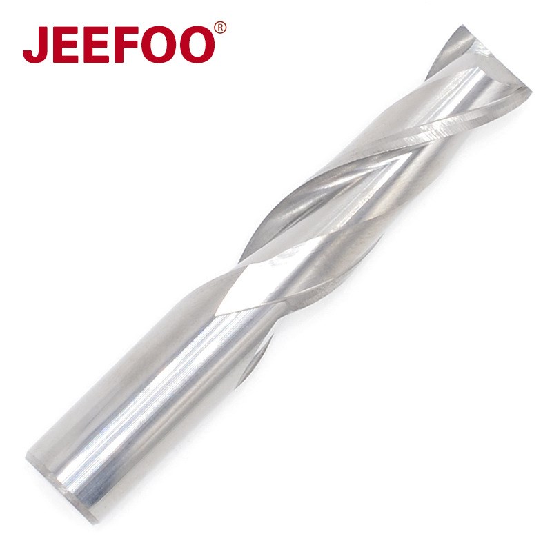 10*32 双刃铣刀平底螺旋开槽电脑CNC雕刻刀具硬质合金钨钢刀头