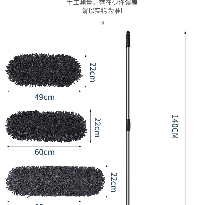 红黑耐脏大号平板拖把神器一拖净家用懒人拖布墩布平拖布套式尘推