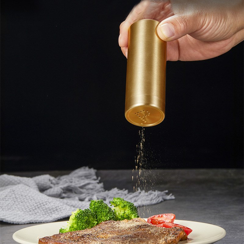 304不锈钢胡椒盐调味瓶金色(SP组合)调料罐西餐胡椒盒佐料瓶子