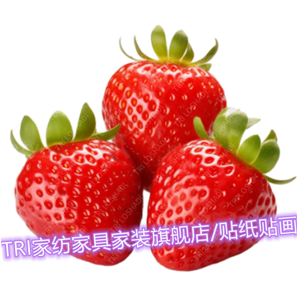 水果图案贴纸草莓冰箱贴画手工家用墙上贴画遮丑补洞门贴爆款粘贴