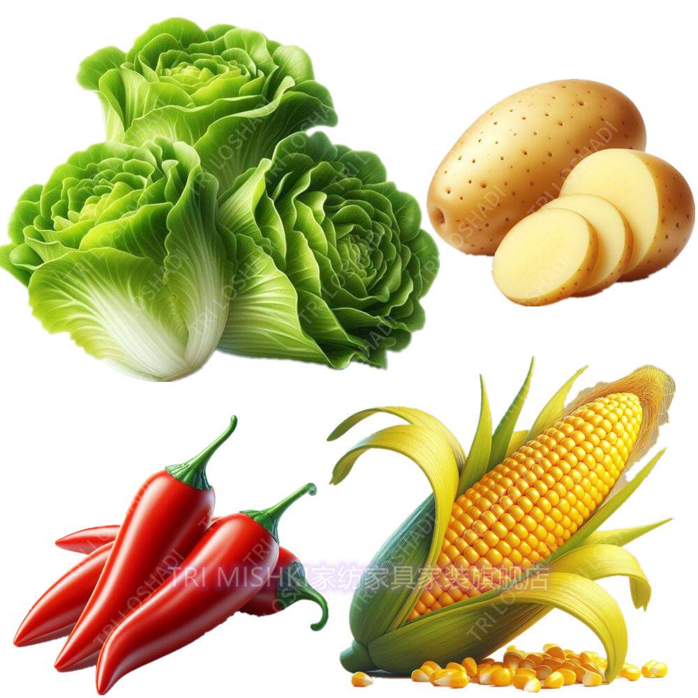 蔬菜贴纸厨房贴画趣味水果装饰贴花防水自粘贴门窗爆款白菜冰箱贴