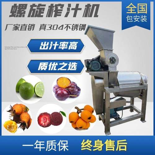 小型青萝卜汁榨汁机 不锈钢螺旋破碎打汁机 生姜打汁机