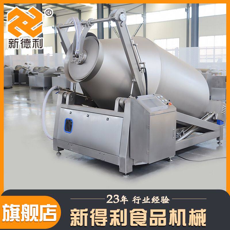 不锈钢炸鸡腌制机器全自动鸭脖真空滚揉机商用变频猪肉液压腌制机