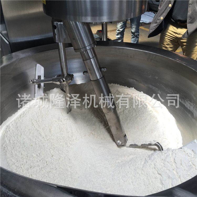 源头厂家行星搅拌夹层锅全自动火锅底料炒锅电磁加热夹层锅
