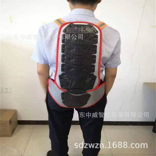 矿用PE胶壳矿工防砸背甲背心 脊柱保护用防砸背甲背心