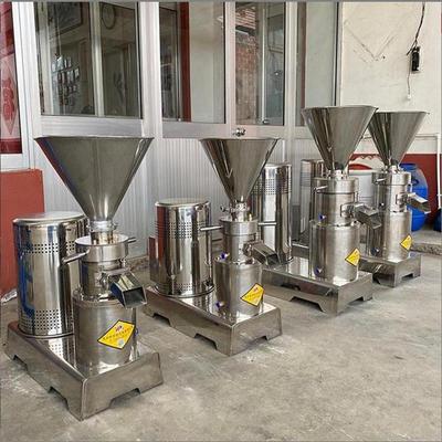 不锈钢小型米糊芝麻辣椒花生酱研磨机鱼皮鱼刺磨酱机骨泥机磨浆机