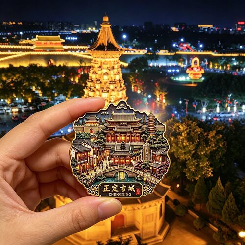2026新款河北正定古城冰箱贴磁贴磁吸文旅周边旅游纪念品伴手礼