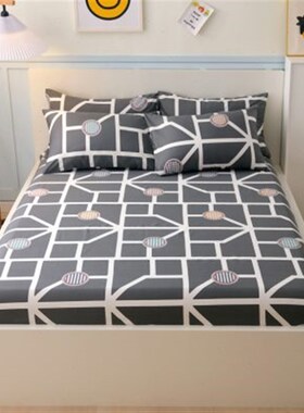 全棉加厚单件床笠床垫保s护套 固定防滑床罩席梦思防尘套全包床单