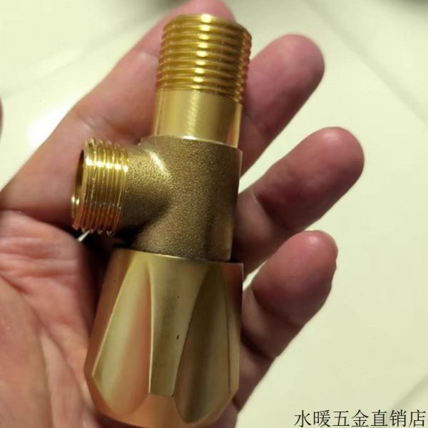 通用门止水水水阀开关分于三通三角阀厨房冷热浴室水阀全铜家用