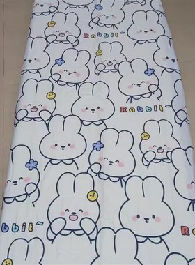 折叠床午休床办公室床笠防尘罩床u罩床单全棉60 65 70 75 80 90u.