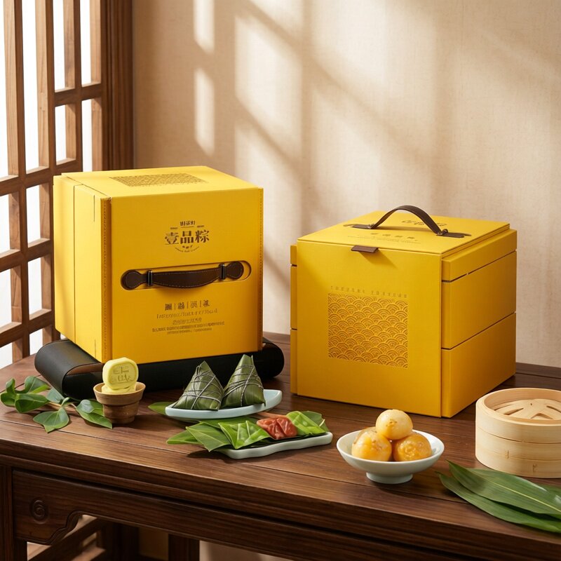 御品轩御品贡礼2450g粽子端午礼盒红豆紫薯粽绿豆糕送礼企业团购