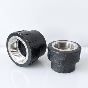 PE内丝直接外丝外牙接头40/50/63/75/90/110水泵头热熔焊接丝牙