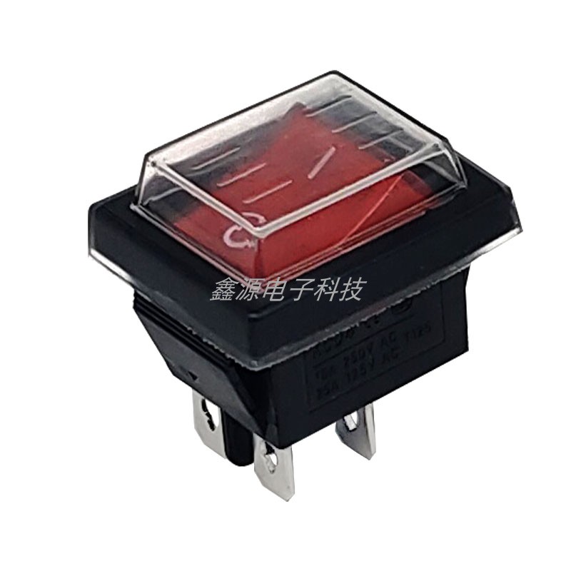 吸尘器吸水机开关配件防水船型开关按钮洁霸BF501/BF502电源开关