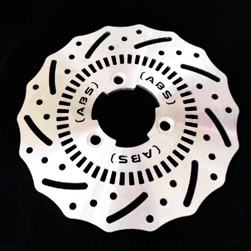 摩托车电动车刹车盘浮动盘碟盘 设计 ABS齿 定做 3孔220 245外