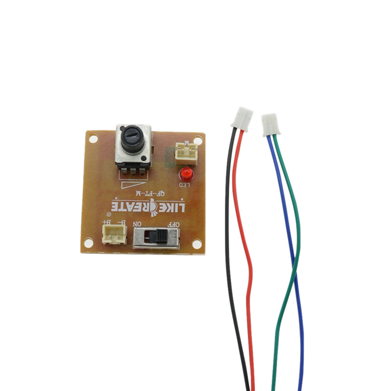 T8微型直流马达调速器5-6V调速板4A小电机调整速度线路板调速开关