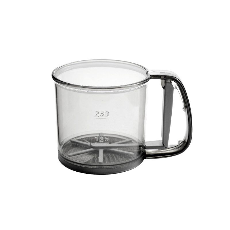 半自动面粉筛手动家用糖粉撒粉器过滤网烘焙工具杯式单双层细漏网