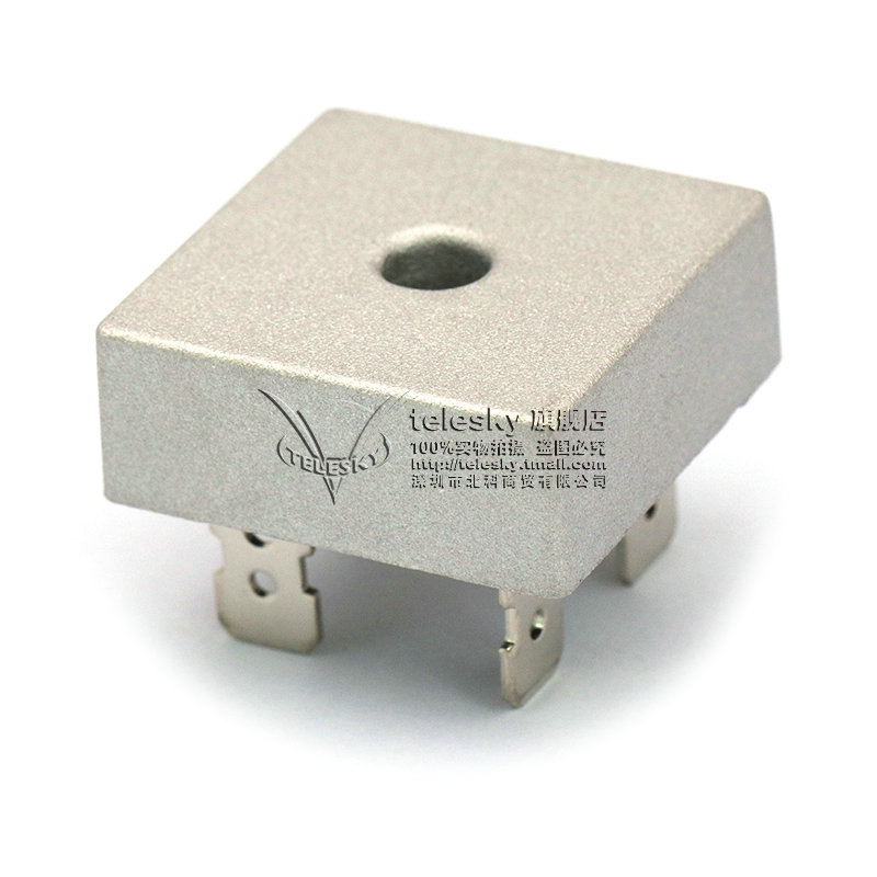 KBPC5010 整流桥桥堆 50A1000V 5010方桥单相正方形扁脚 整流器