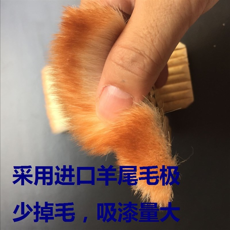 蓝珠进口羊毛刷 优质加厚排刷排笔 油漆刷子不掉毛8支-28支促销