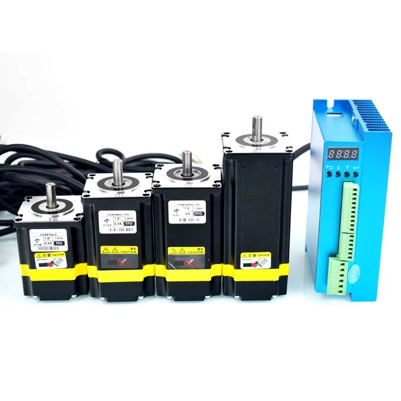 57/60闭环步进马达套装1.5/2.2/3Nm高速混合伺服数显驱动器2HA865