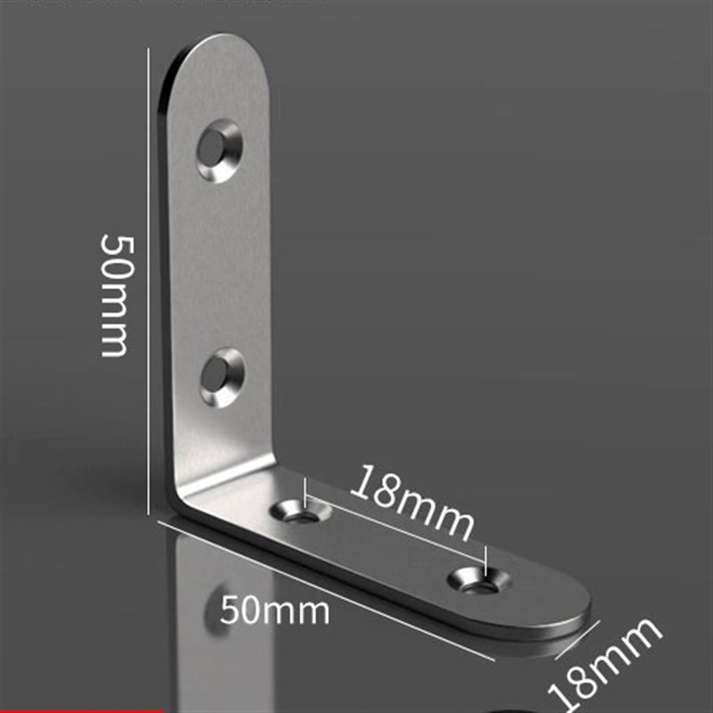 不锈钢角码90度直角固定器三角铁支架连接件片加固五金l型层板托t