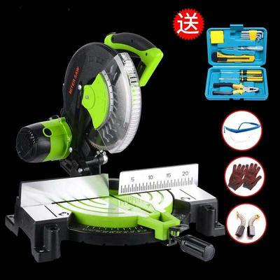 10寸电锯切割机木工切45度倒角器电动工具角度割角快速铝材手提式