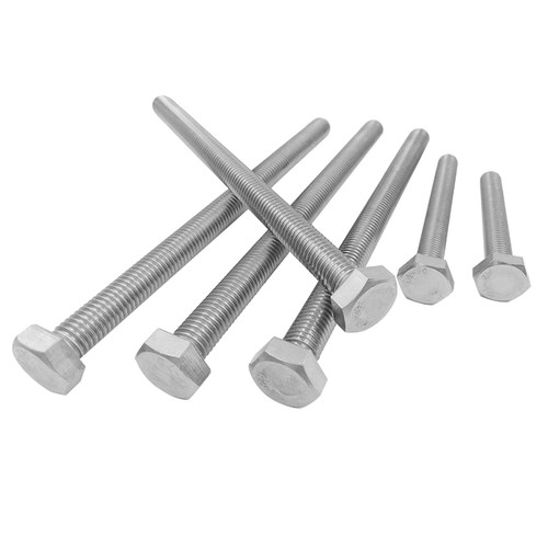 304不锈钢全牙外六角螺栓M6M8M10M12*x100x110x120x130加长螺丝钉