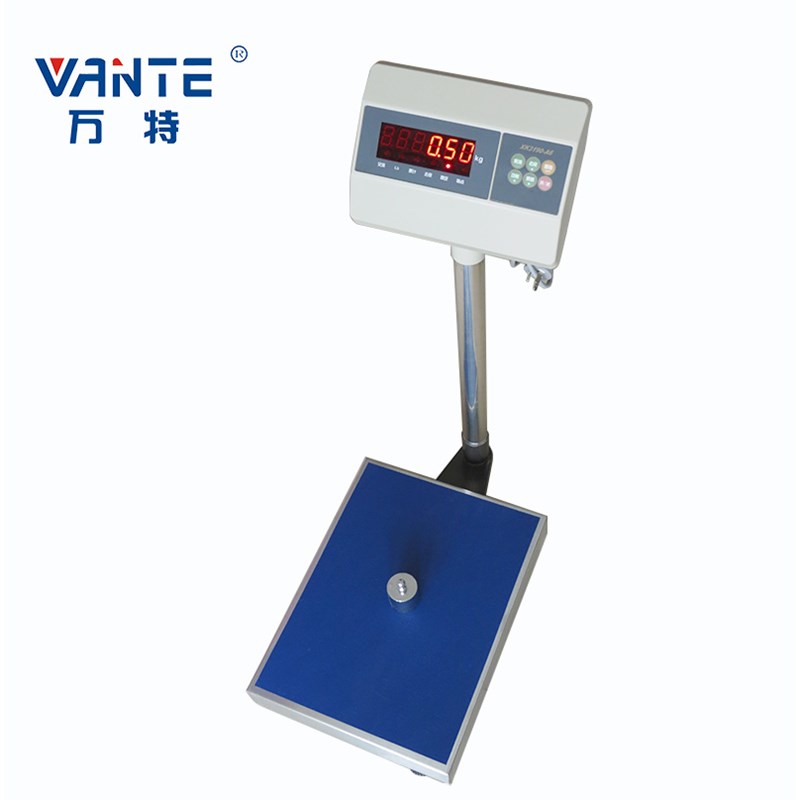 万特100KG电子台秤快递秤300公斤高精度N称重台秤计重计价秤磅秤