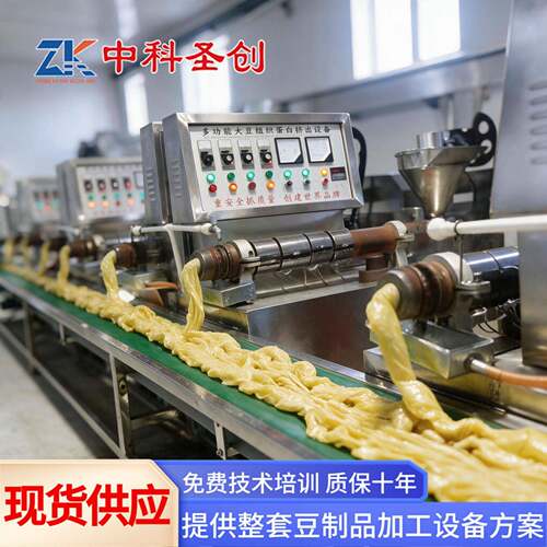 不锈钢素鸡翅机全自动豆皮加工机大型豆制品的生产设备