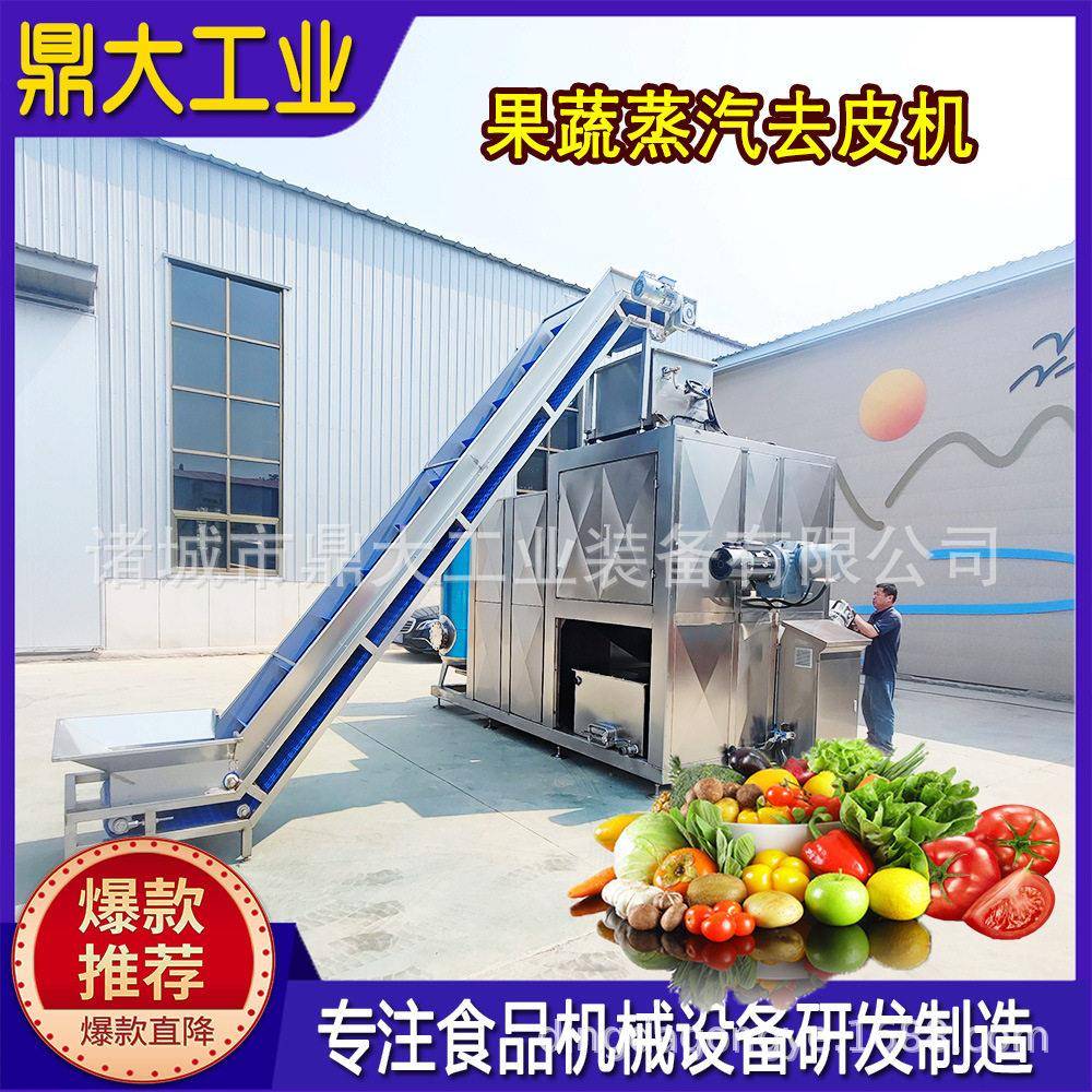 多功能蒸汽果蔬去皮机小土豆西红柿食品级304不锈钢物理去皮