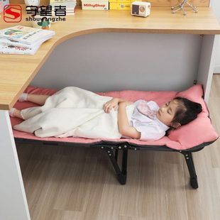 地不学生午休折叠床迷你躺椅多功能午睡神器占靠背儿童