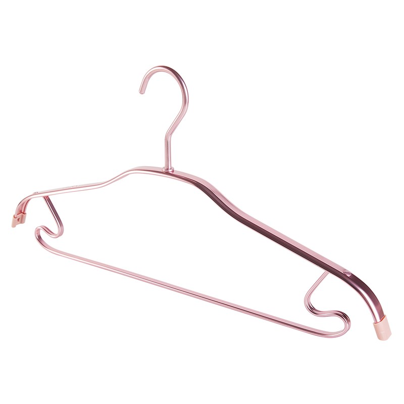 太空铝合金衣架阳台晾衣架铝衣架轻奢无痕防滑高端衣撑金属晾衣挂