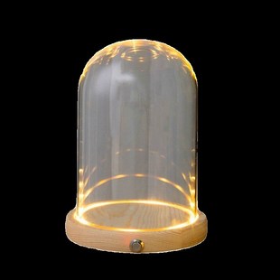 周杰伦演唱会应援棒防尘玻璃罩透明展示盒荧光棒收纳盒发光小夜灯