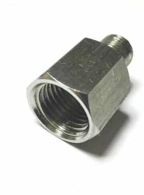 。不锈钢变换接头 内螺纹m14x1.5 外螺纹m10x1 总长29mm 压力25mp