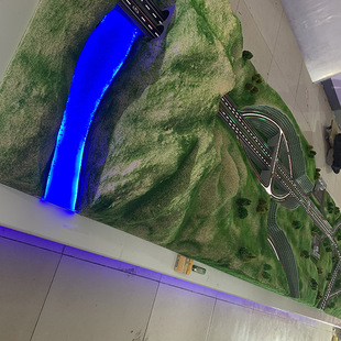 高速公路沙盘模型制作收费站沙盘模型定做道路工程项目沙盘定制