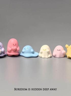 无聊了，摆摆小人操控它的人生情绪治愈电脑桌面工位办公桌小摆件
