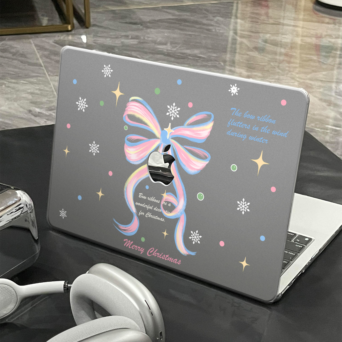 ins蝴蝶结适用苹果华为电脑macbook15高颜值保护壳mac笔记本电脑2025款M2pro15寸macbookair13膜M3轻薄冰晶壳