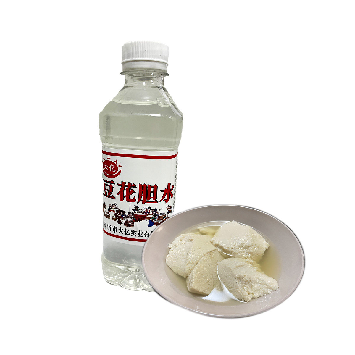 【食客推荐】四川自贡400ml点豆花豆腐凝固剂胆巴卤水液体氯化钙