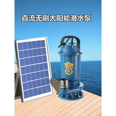 太阳能抽水泵直流无刷潜水泵2寸3寸4寸5寸6寸大口径大流量大功率