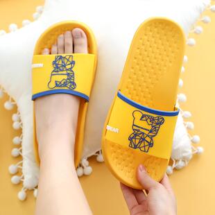 凉拖鞋 女夏季 室内家用卡通家居时尚 舒适静音防臭防滑浴室外穿拖鞋