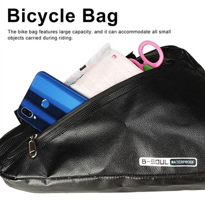Bicycle Bag Fjront Tube Frame Mobile Phone Waterproof Riding
