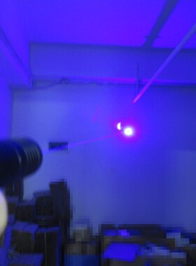 450nm2000mw超高亮度可调焦距点状激光器2WQ蓝光一字定位灯十字线