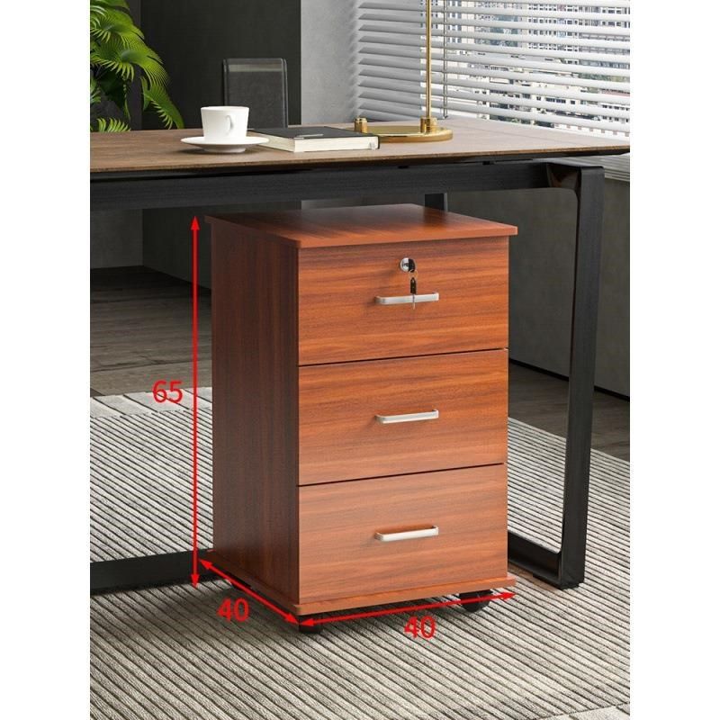 办公桌边柜侧柜加高三抽移动文件柜65高木质带Q锁小柜子储物柜办,商业/办公家具,办公储物柜,淘宝优惠券,粉丝福利购,淘宝优惠卷