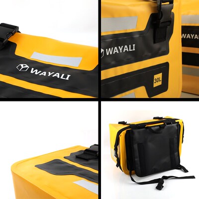 适用钱江鸿350 250ADV改装后座尾箱边挂包O行李包摩旅长途尾架托