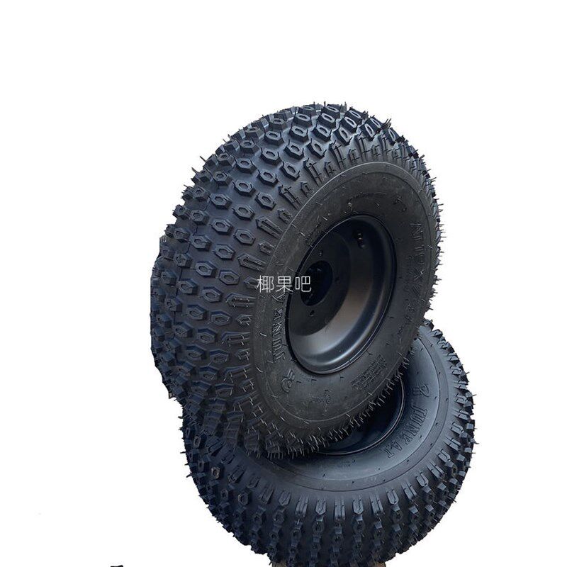 四轮越野摩托车配件 沙滩车19X7-8 18X9.5N0-8寸方块轮胎带铁轮毂