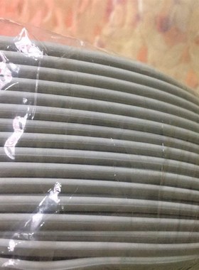 美标UL2468AWM20AWG双并平B行线2P黑注白条黑印白节红黑线灰白排