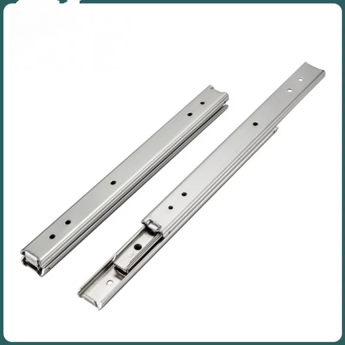 不锈钢滑轨20宽二节ESR2021三段式ESR2031高温烤箱微波炉线性